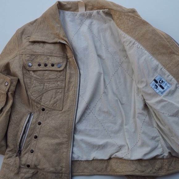 NWT - Sigillo Di Garanzia Italian Leather Jacket - Picture 3 of 6